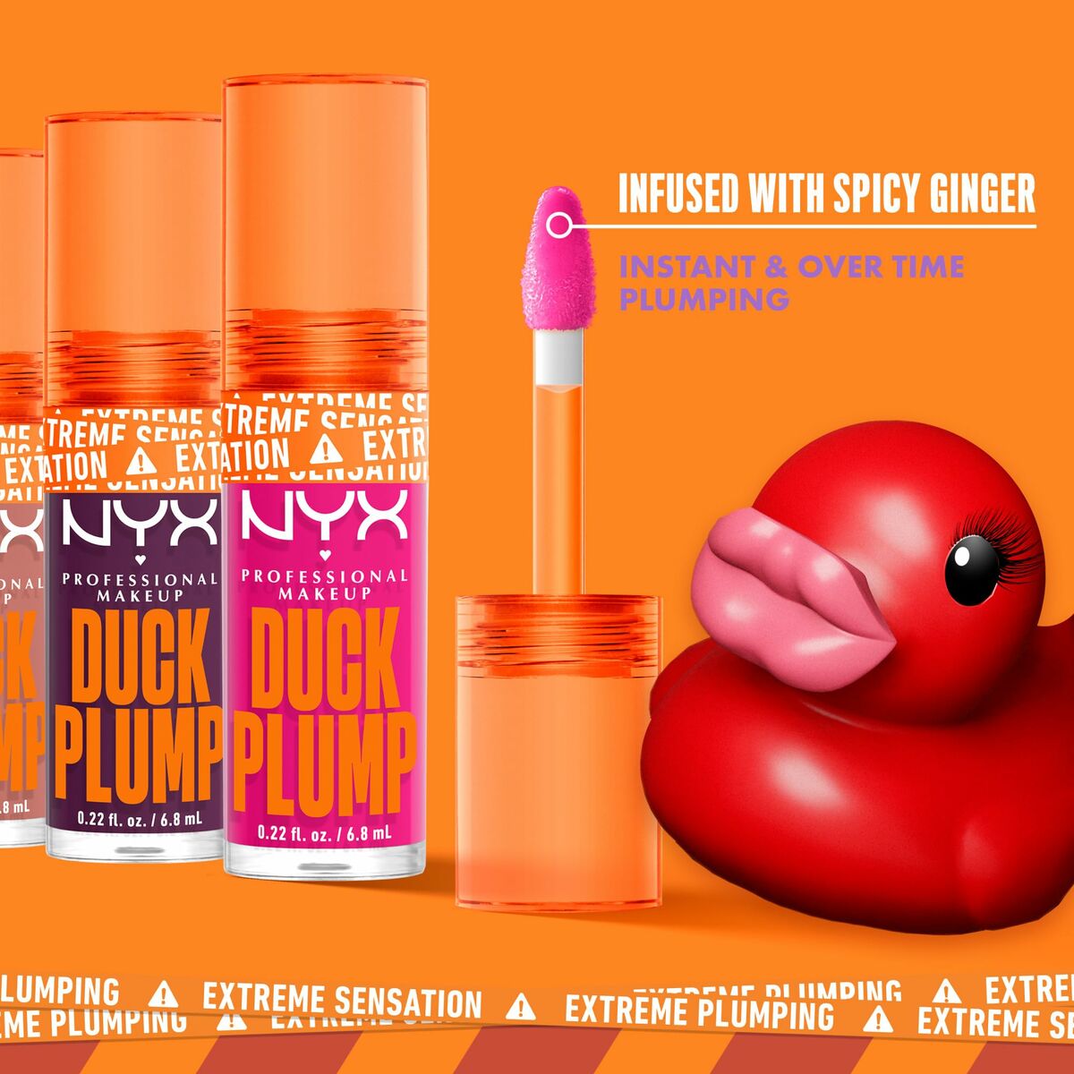 Lip-gloss NYX Duck Plump Curly spicy 6,8 ml product packaging 6.8 ml