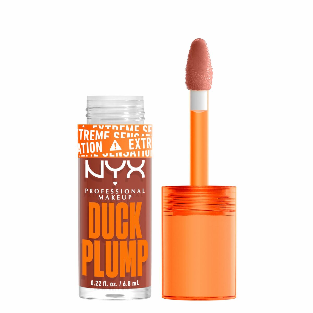 Lip-gloss NYX Duck Plump Brown of applause 6,8 ml product packaging 6.8 ml