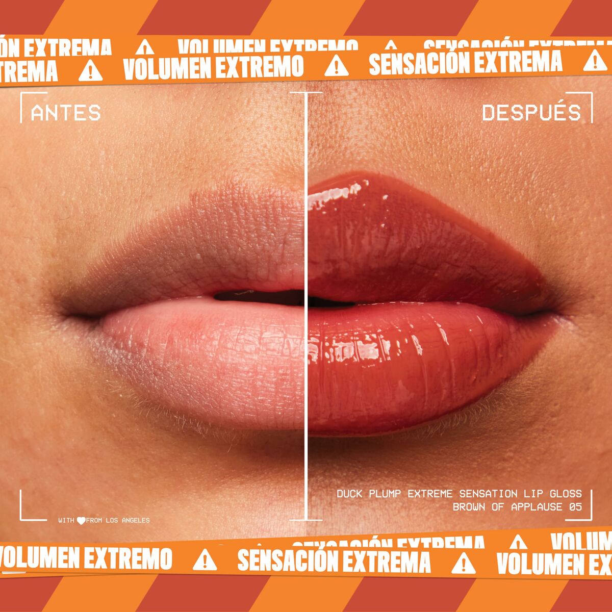 Lip-gloss NYX Duck Plump Brown of applause 6,8 ml product packaging 6.8 ml