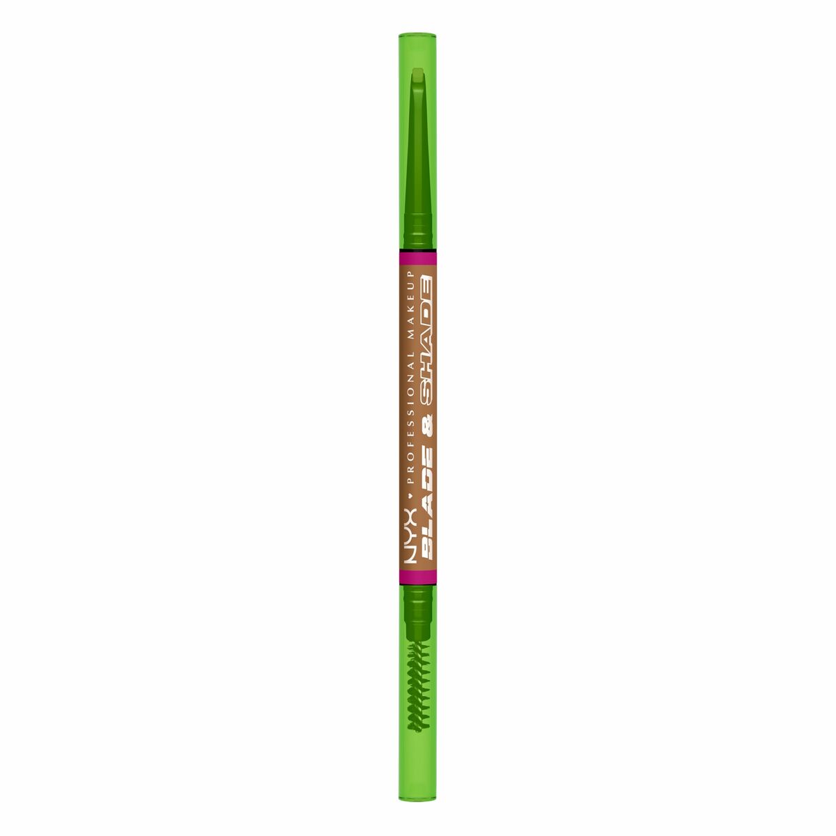 Eyebrow Pencil NYX BLADE & SHADE NANO Nº 01-Ash Blonde product packaging