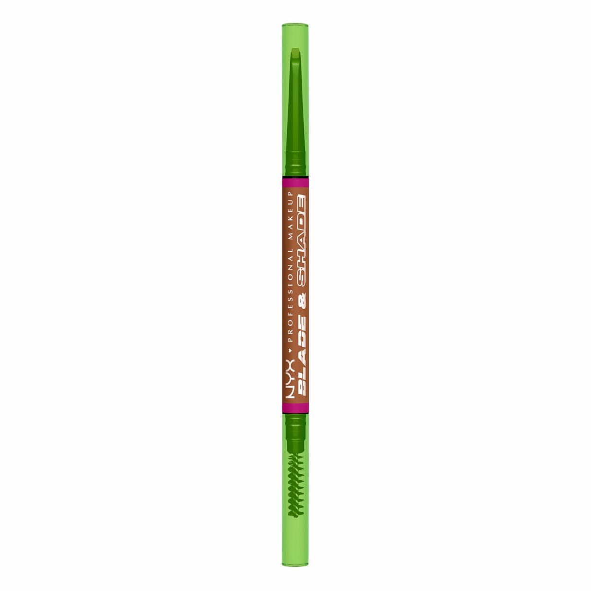 Eyebrow Pencil NYX BLADE & SHADE NANO Nº 05-Auburn product packaging