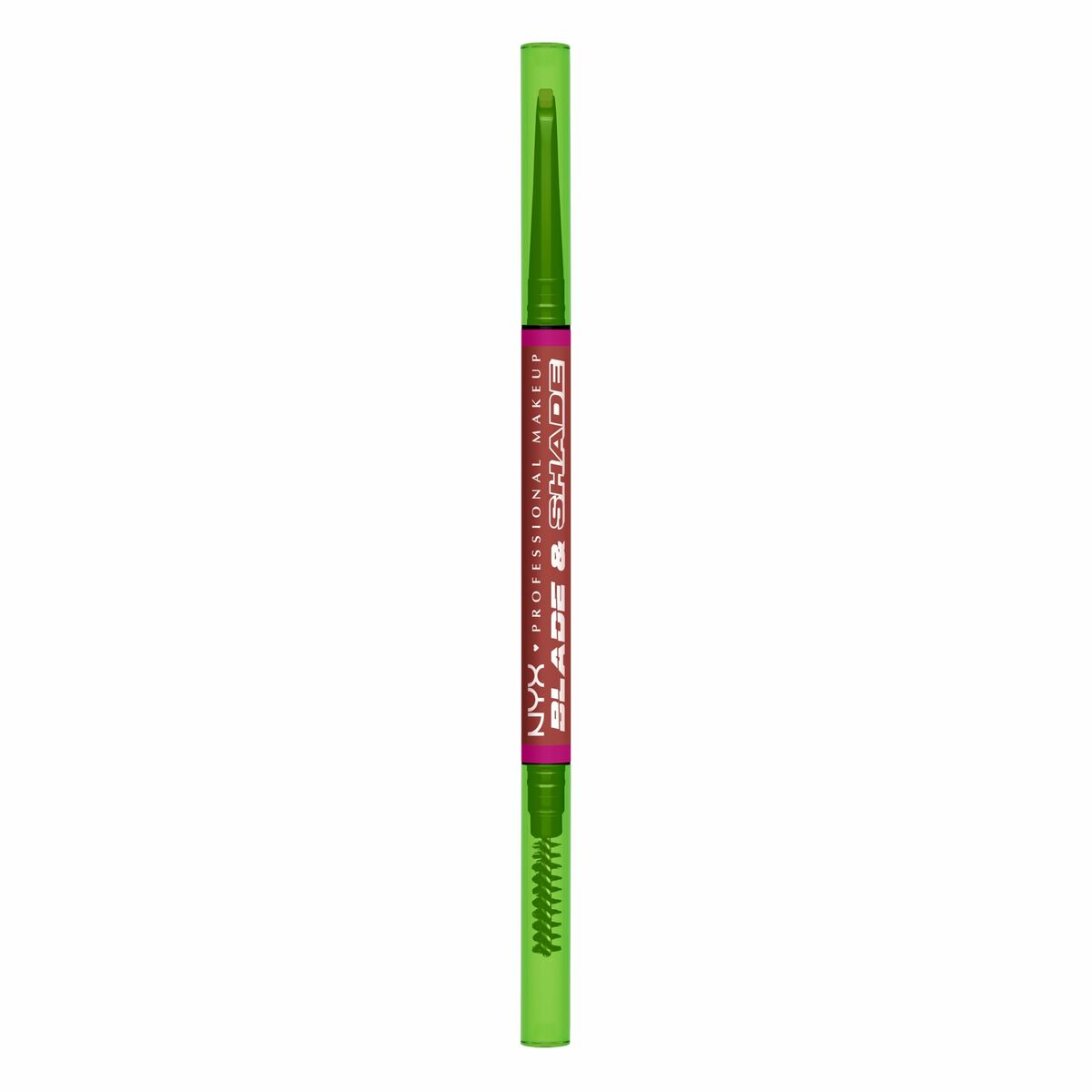 Eyebrow Pencil NYX BLADE & SHADE NANO Nº 06-Rich Auburn product packaging