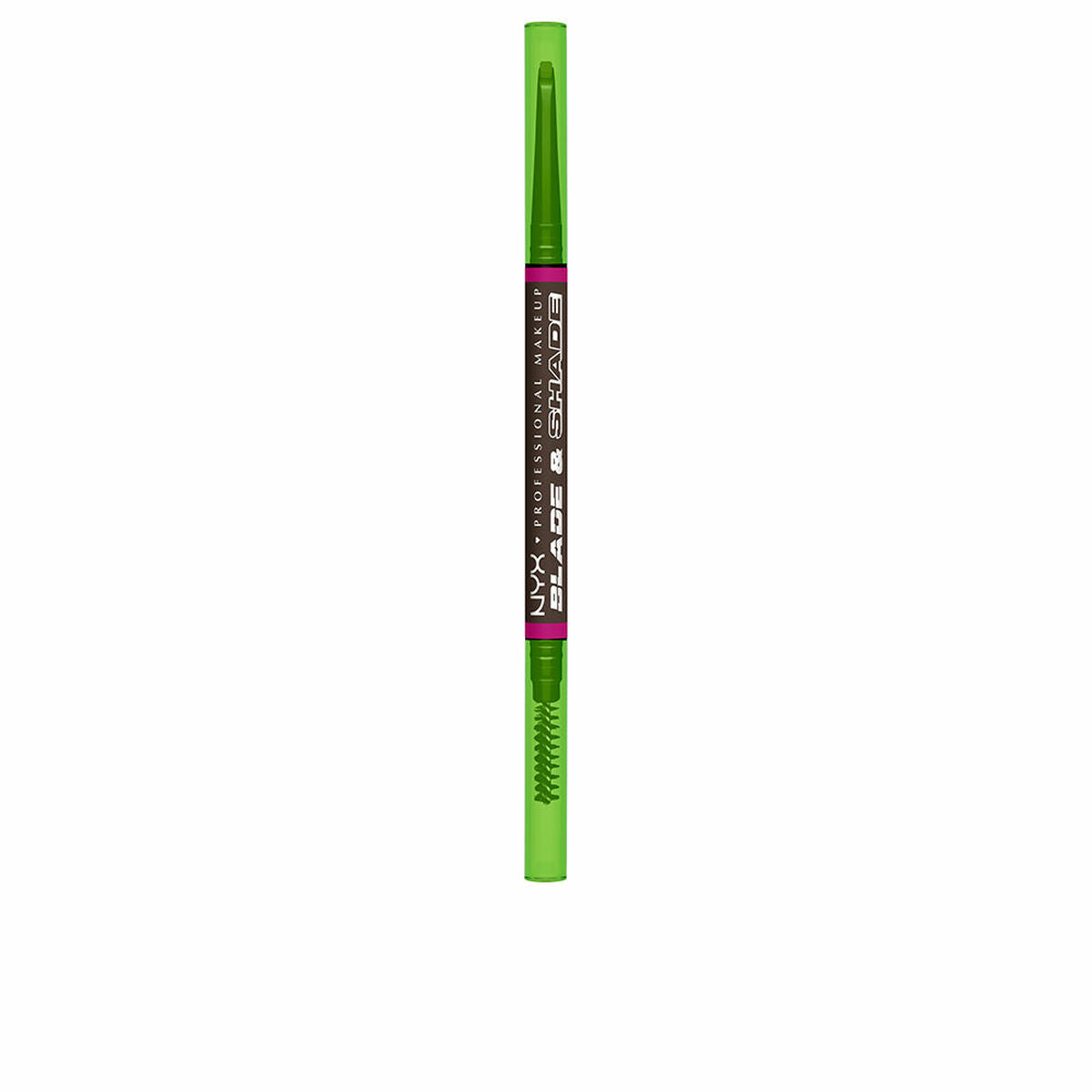 Eyebrow Pencil NYX BLADE & SHADE NANO Nº 07-Ash Brown product packaging