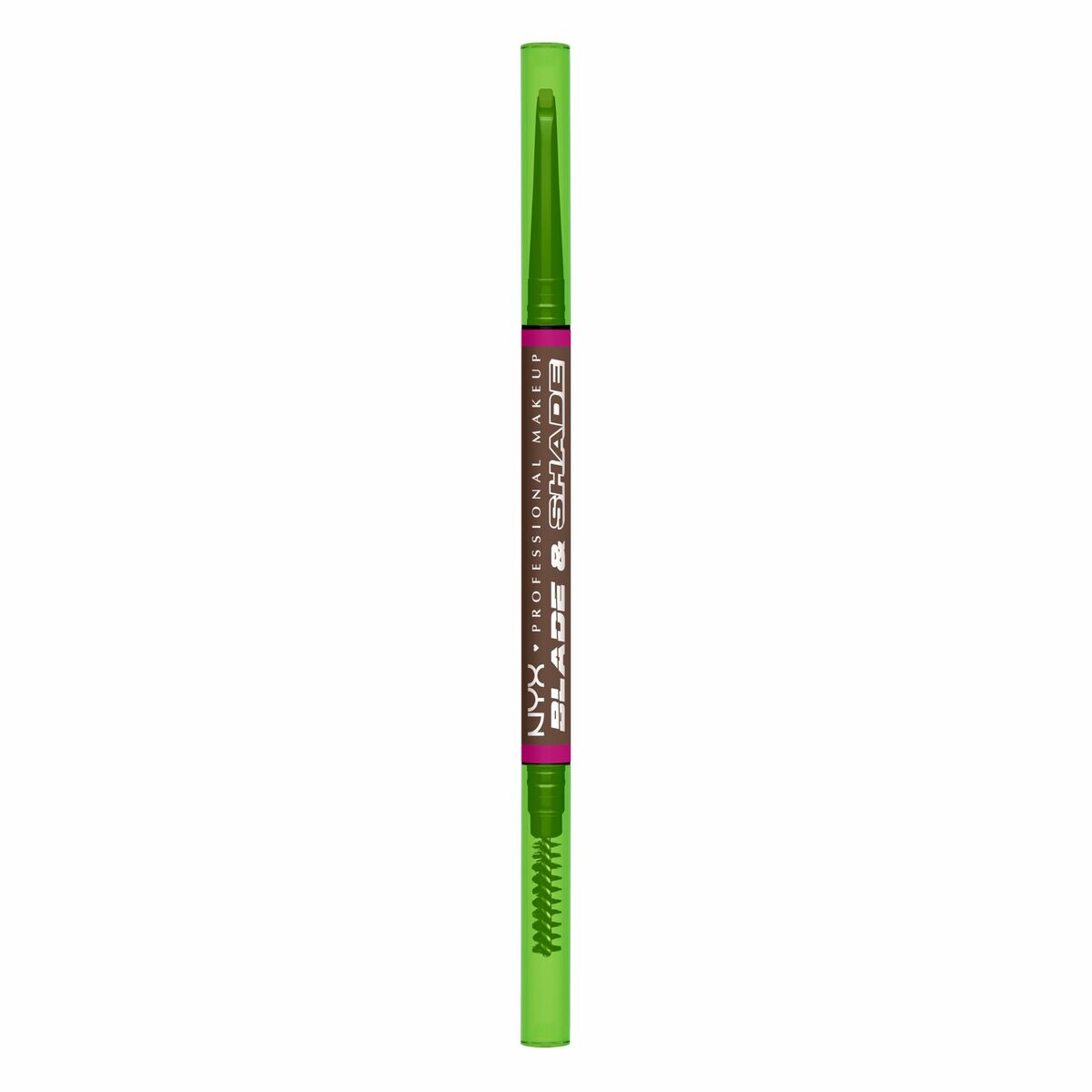 Eyebrow Pencil NYX BLADE & SHADE NANO Nº 09-Brunette product packaging