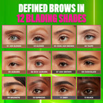 Eyebrow Pencil NYX BLADE & SHADE NANO Nº 09-Brunette product packaging