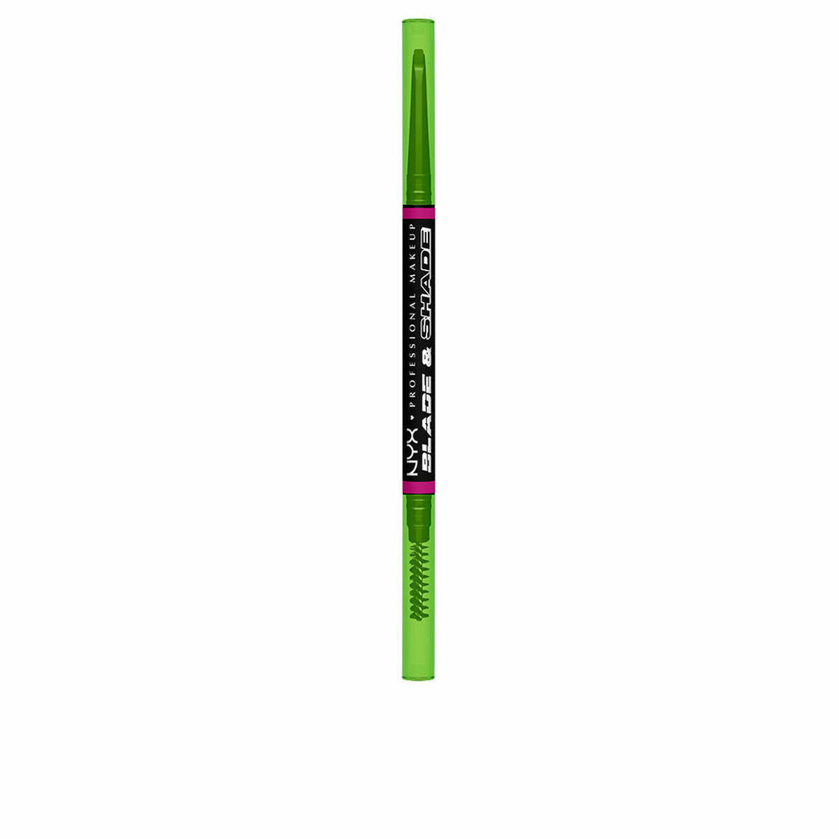 Eyebrow Pencil NYX BLADE & SHADE NANO Nº 12-Black product packaging
