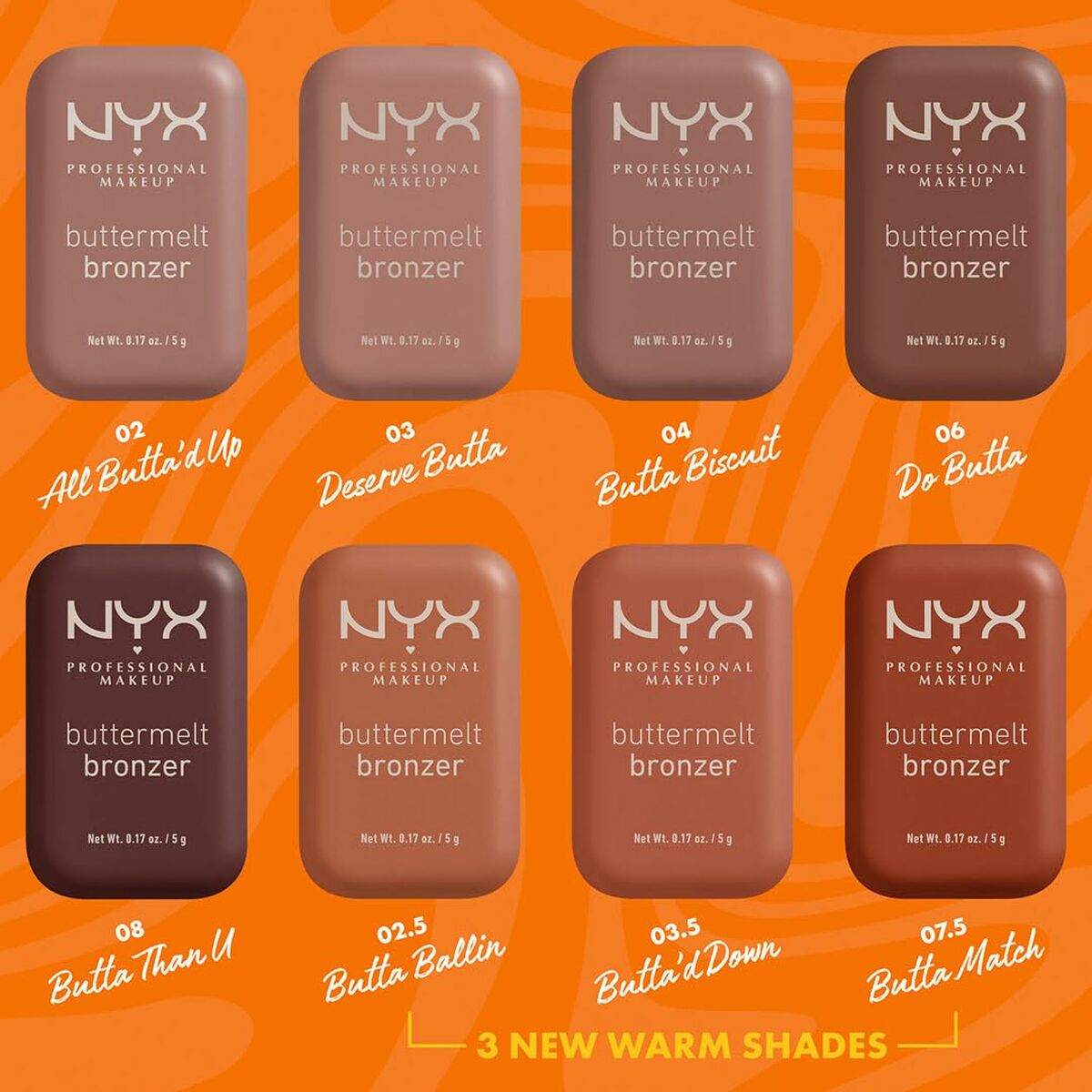 Make-Up Set NYX BUTTERMELT BRONZER product packaging