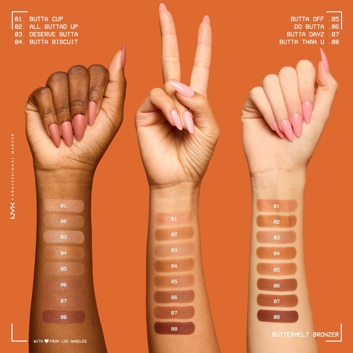 Make-Up Set NYX BUTTERMELT BRONZER product packaging