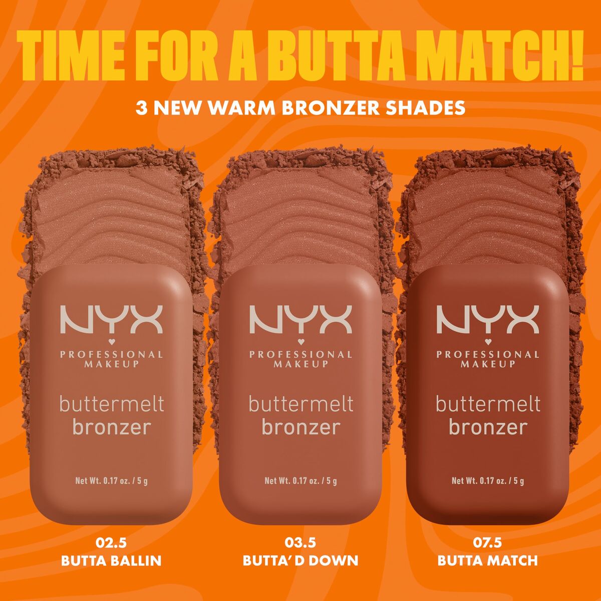 Make-Up Set NYX BUTTERMELT BRONZER product packaging