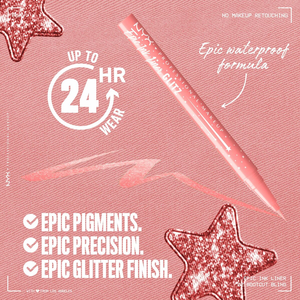 Make-Up Set NYX EPIC INK LINER GLITZ product packaging