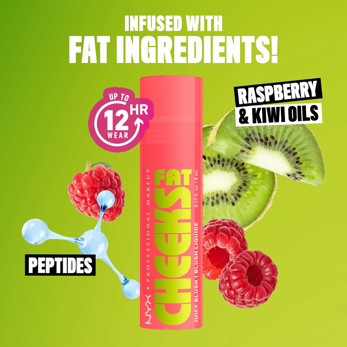 Make-Up Set NYX FAT CHEEKS for Women product packaging