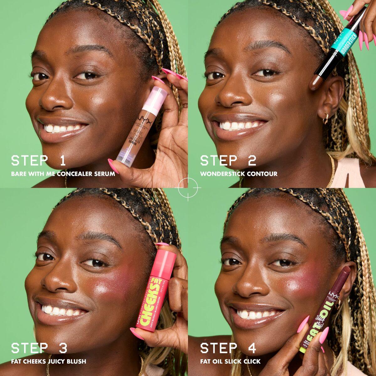 Make-Up Set NYX FAT CHEEKS for Women product packaging