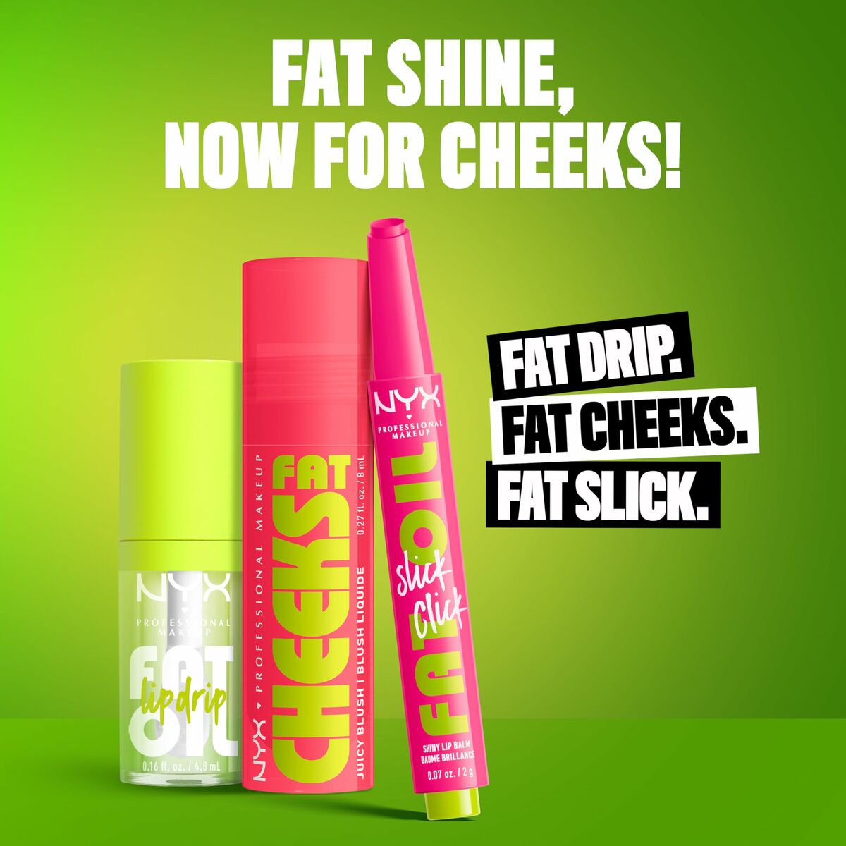 Make-Up Set NYX FAT CHEEKS for Women product packaging