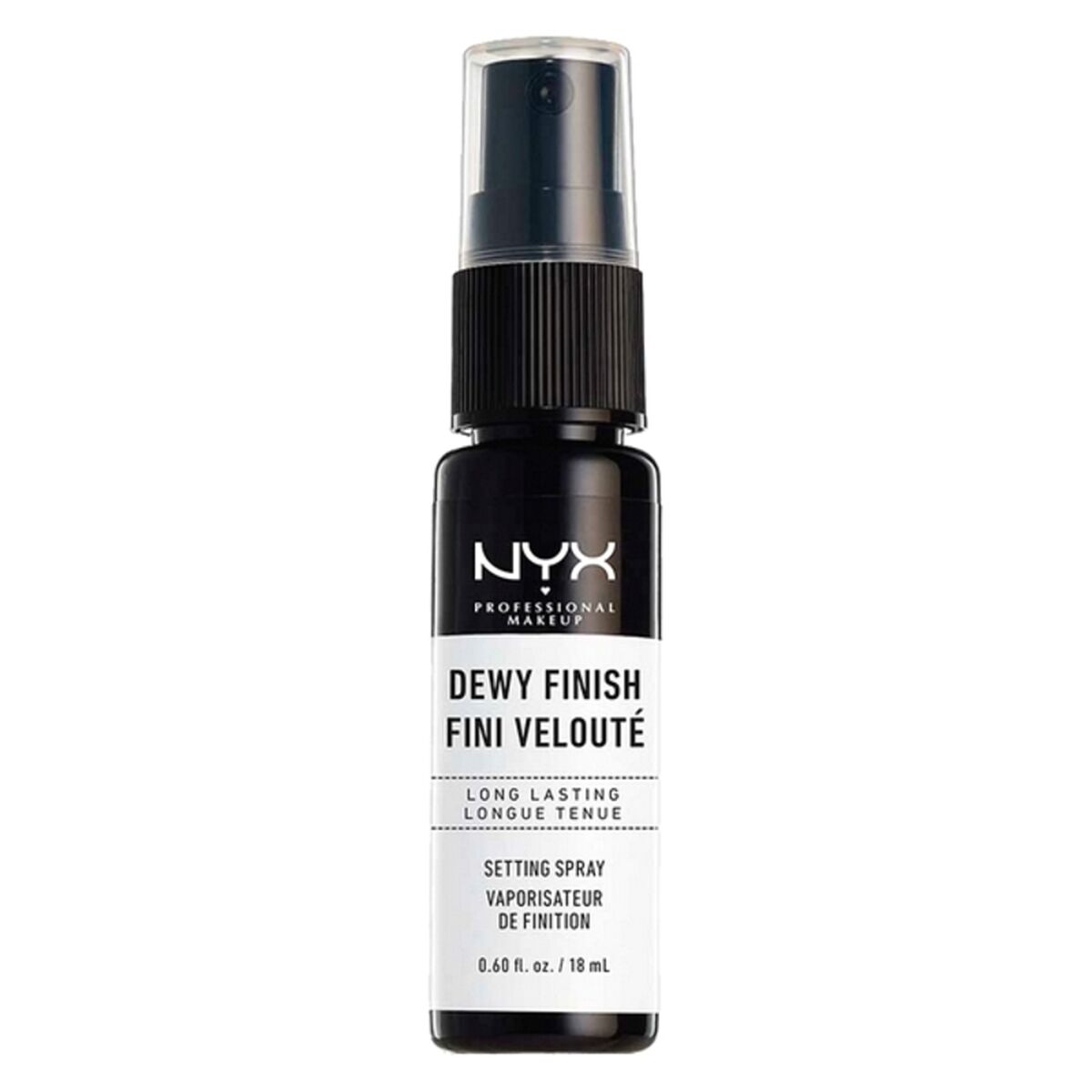 Hair Spray NYX Dewy Finish 18 ml for Women product packaging