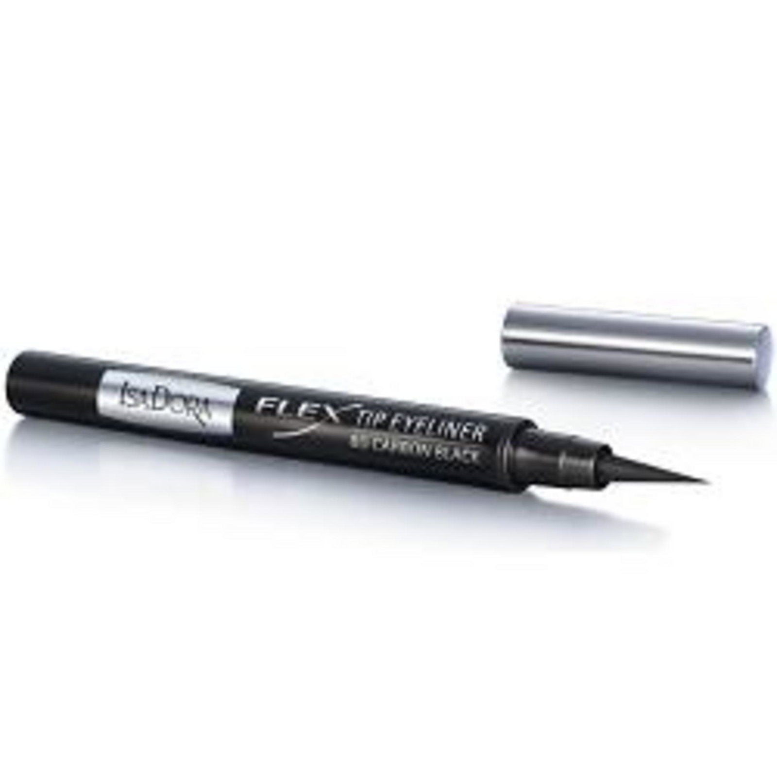 IsaDora, Flex Tip, liquid eyeliner pen, Intense, Gel Pencil Eyeliner, 80, Carbon Black, 1.2 ml