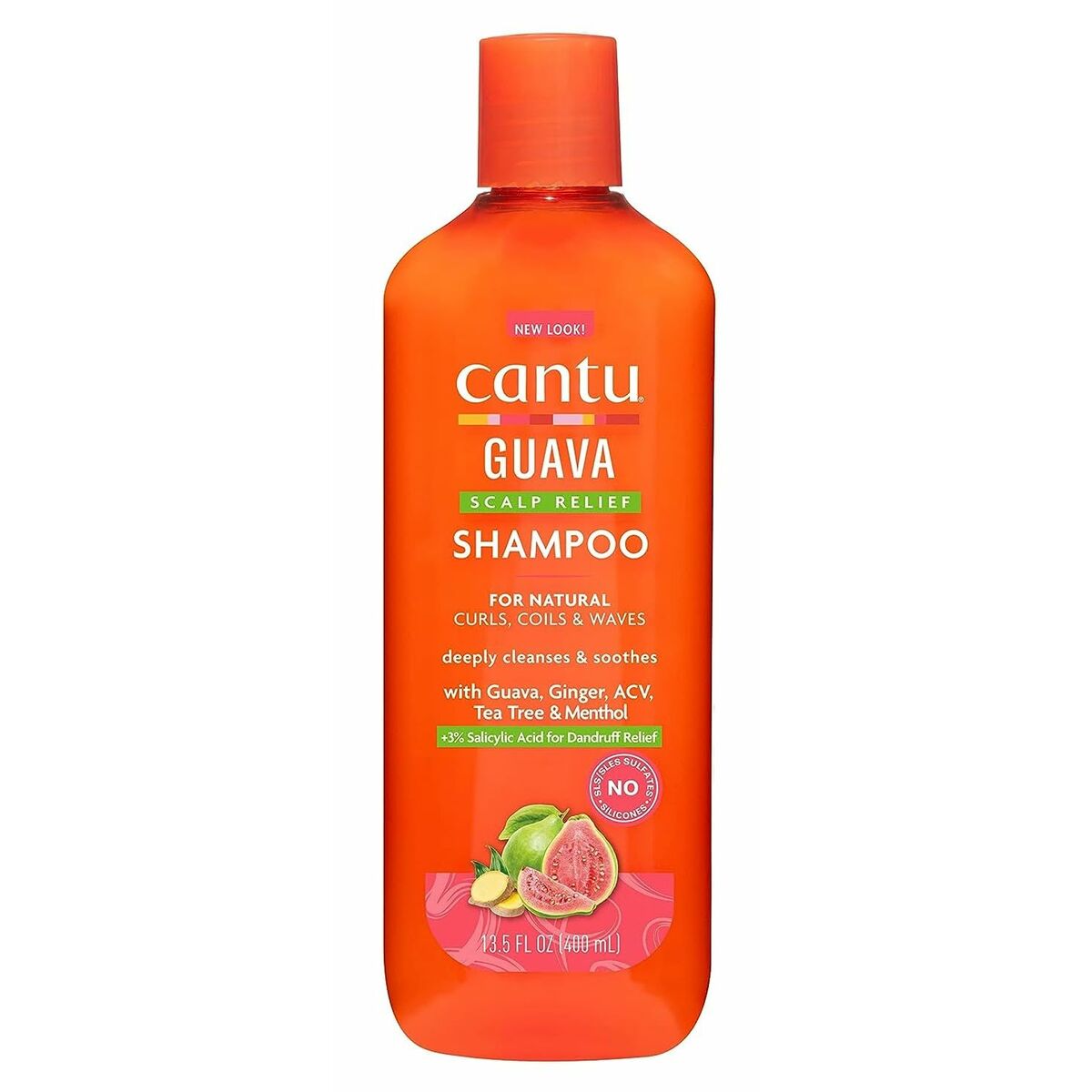 Anti-dandruff Shampoo Cantu Scalp relief 400 ml shampoo bottle