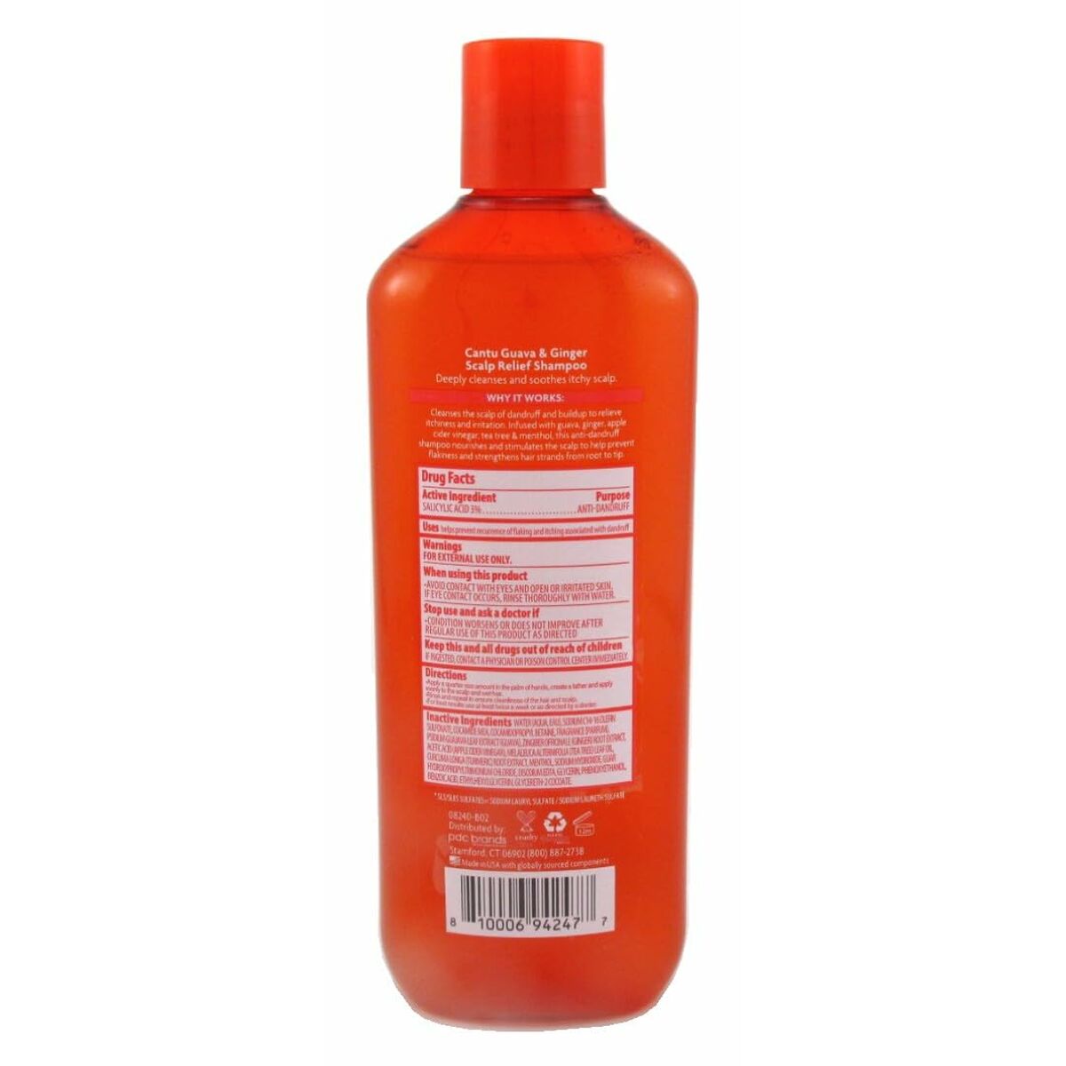 Anti-dandruff Shampoo Cantu Scalp relief 400 ml shampoo bottle