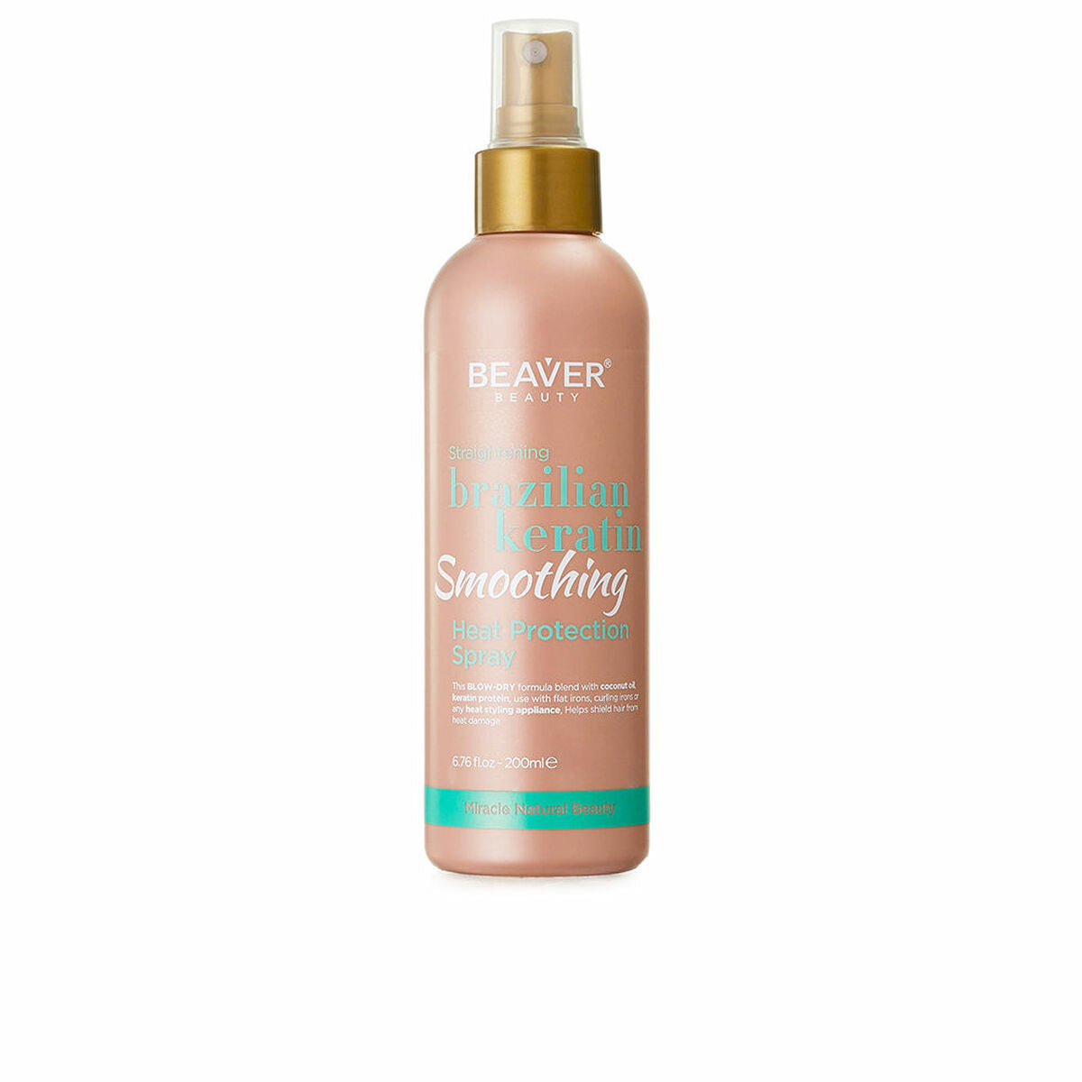 Heat Protector Beaver BRAZILIAN KERATIN 200 ml product packaging