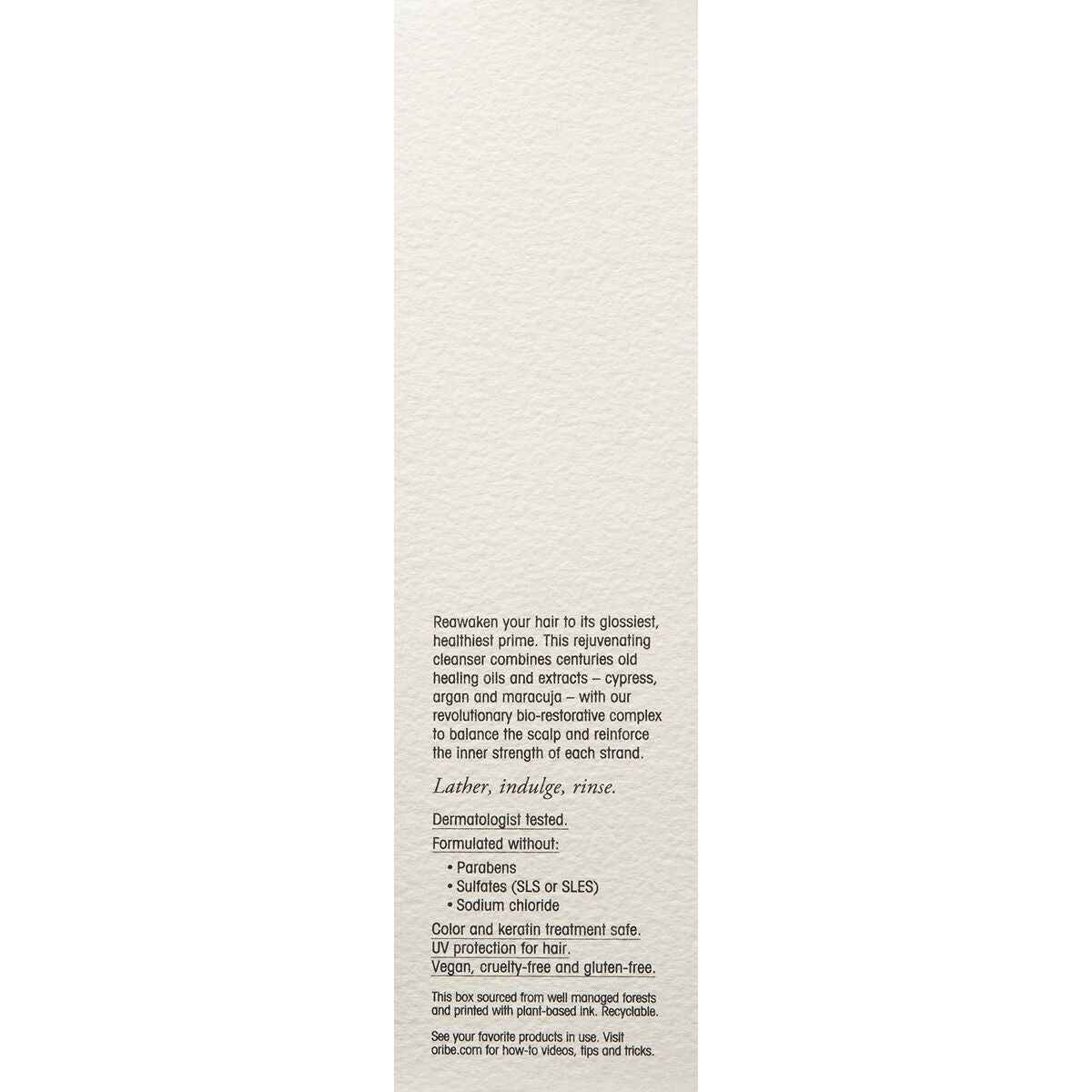 Shampoo Oribe shampoo bottle