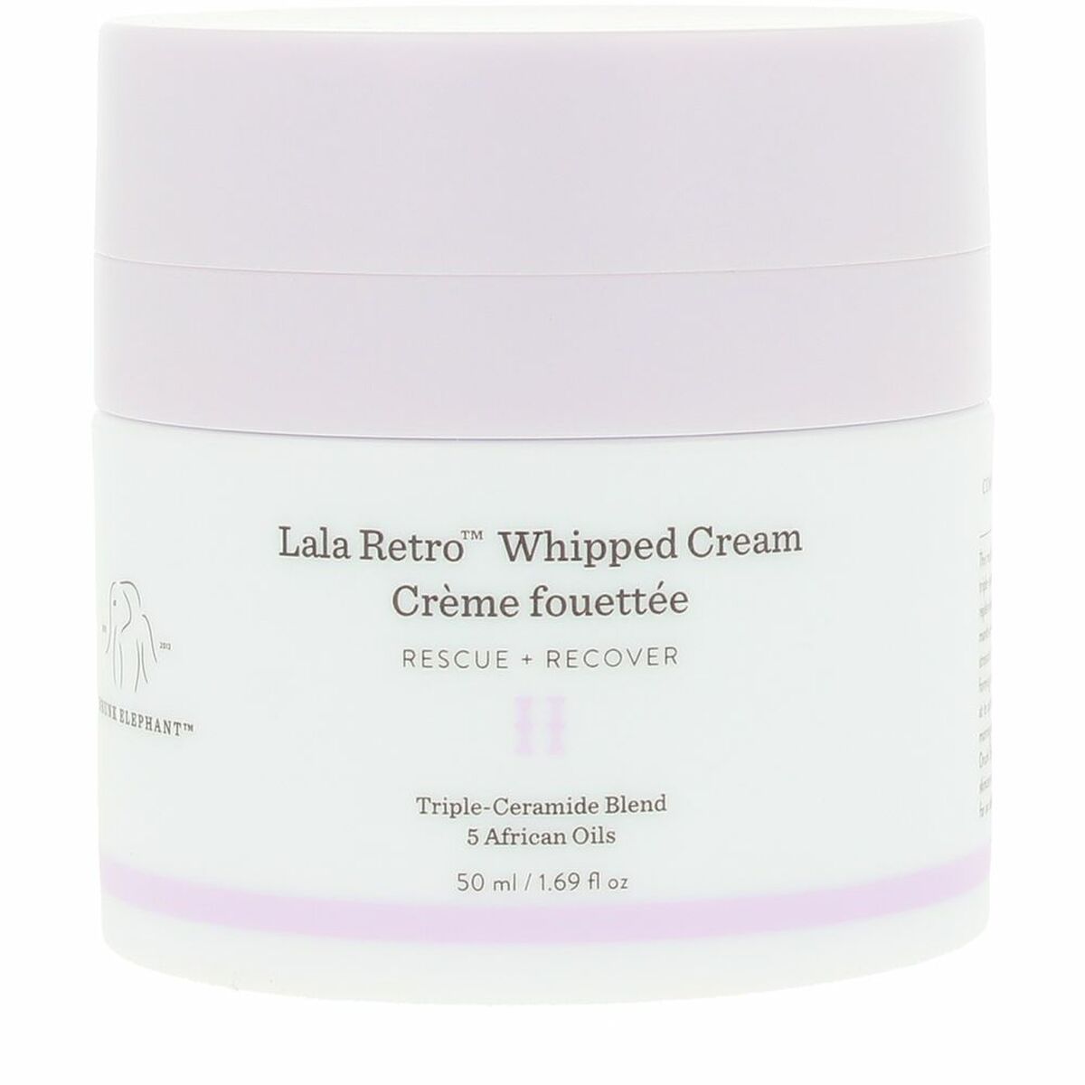 Facial Cream Drunk Elephant LALA RETRO WHIPPED 50 ml skincare packaging