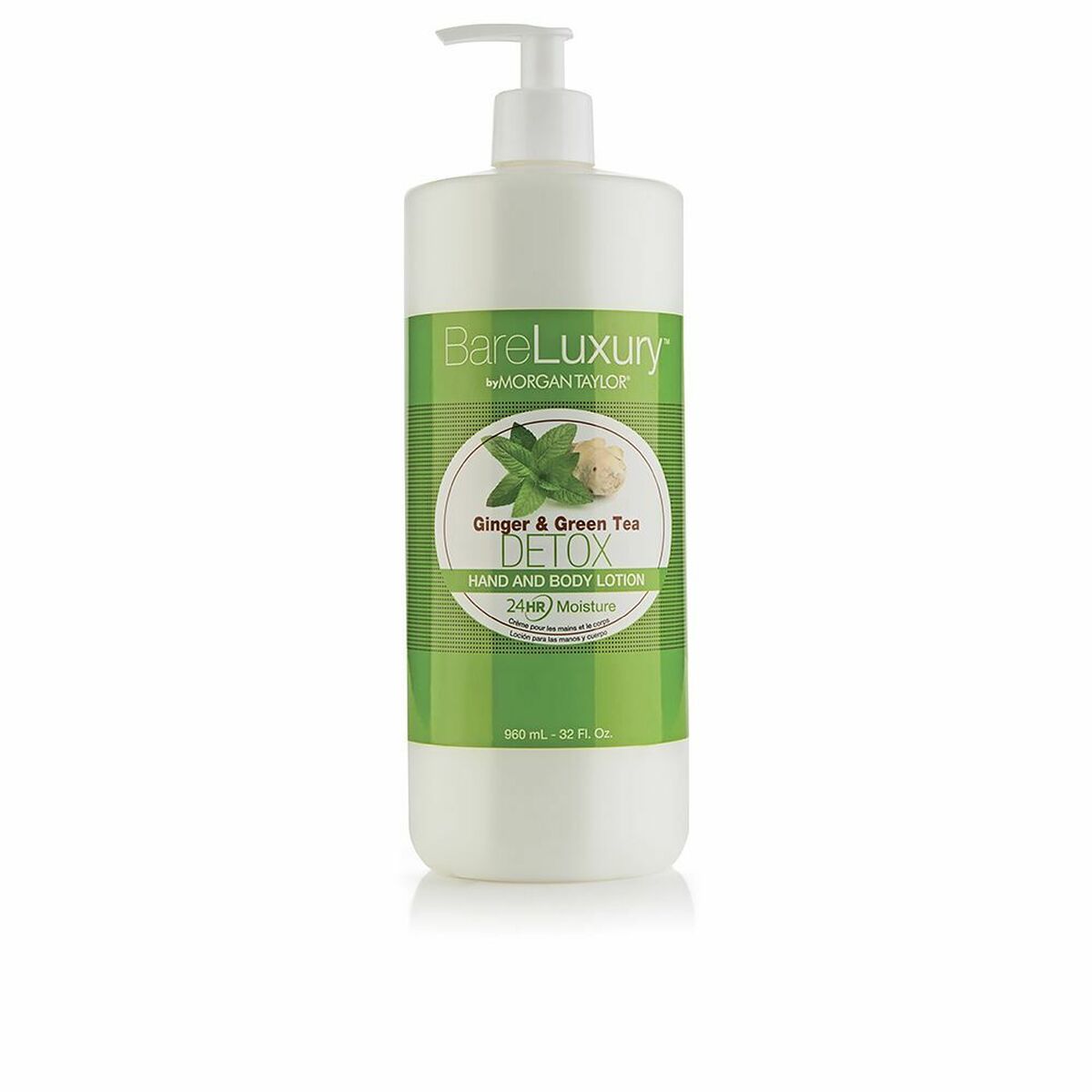 Body Lotion Morgan Taylor Detox 946 ml Ginger Green Tea Detoxifying for Women skincare packaging