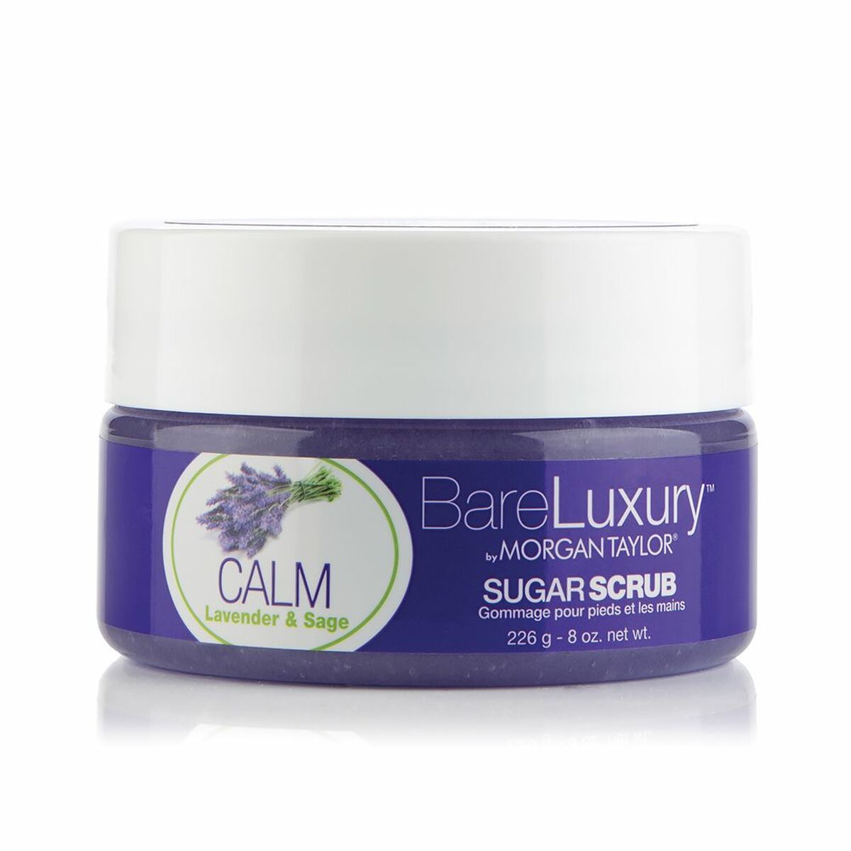 Foot Exfoliator Morgan Taylor Calm 226 g Sage Lavendar product packaging