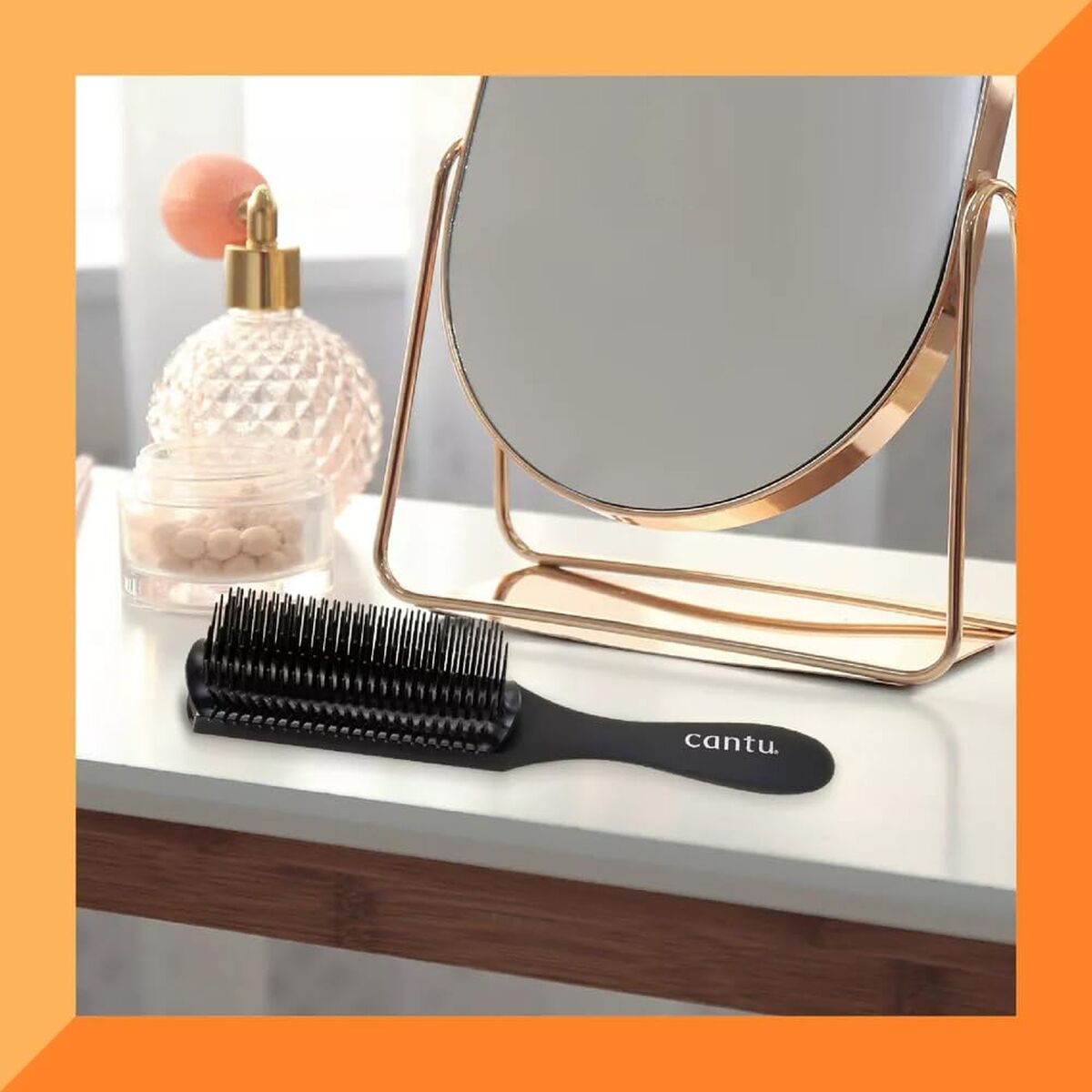 Detangling Hairbrush Cantu STURDY DETANLING Black (1 Unit) product packaging