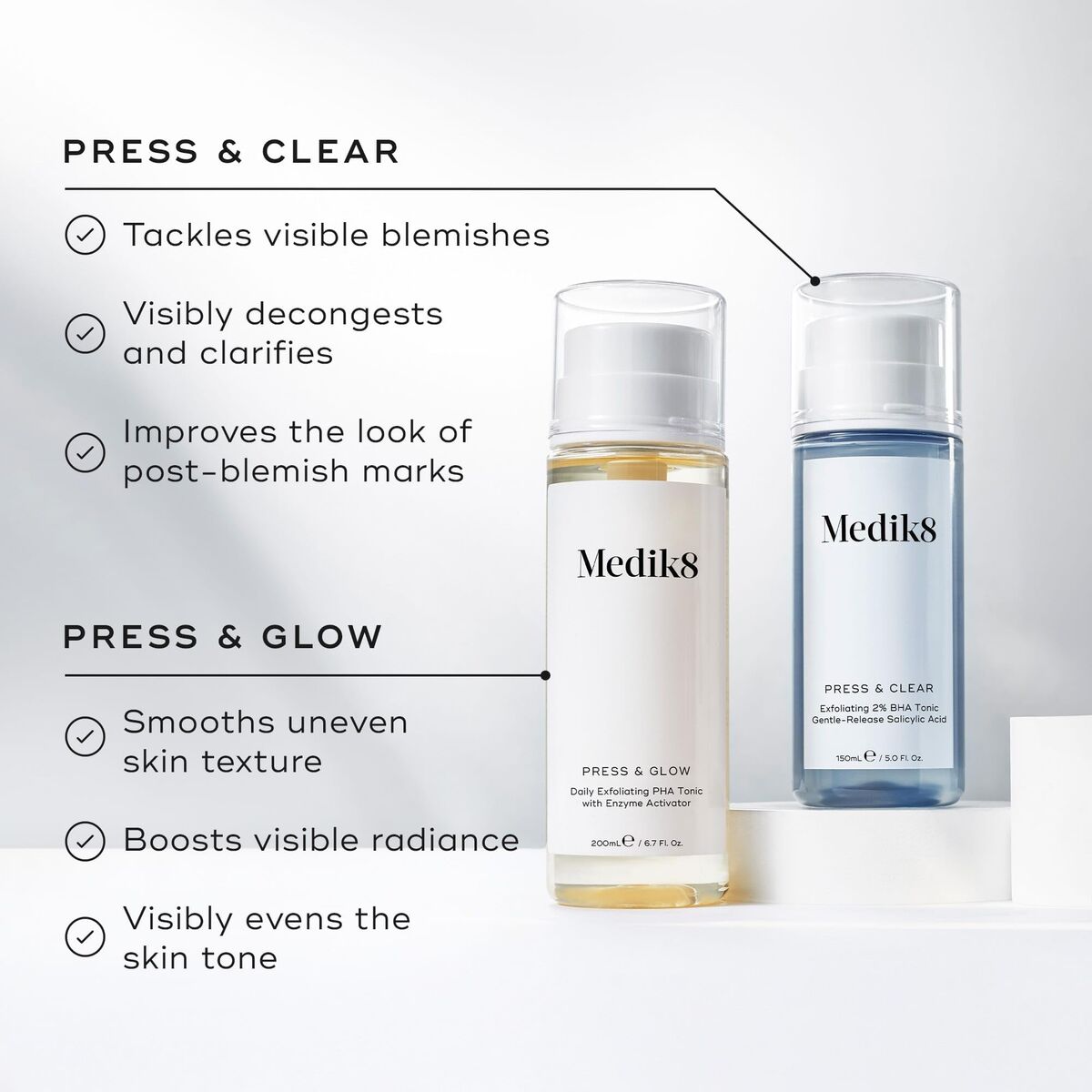 Bath towel Medik8 LIMPIADORAS Y TÓNICOS MEDIK8 200 ml product packaging