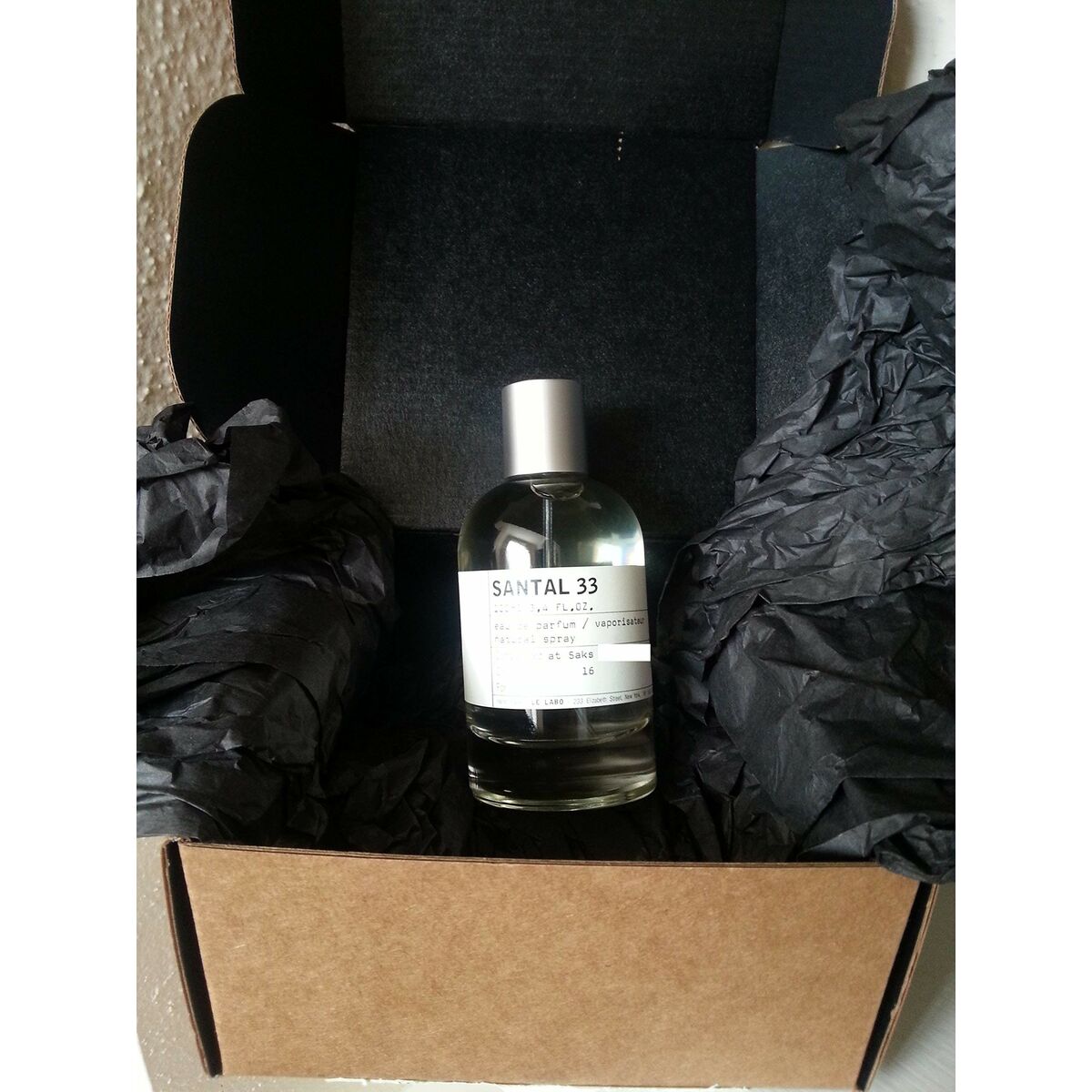 Unisex Perfume Le Labo SANTAL 33 product packaging