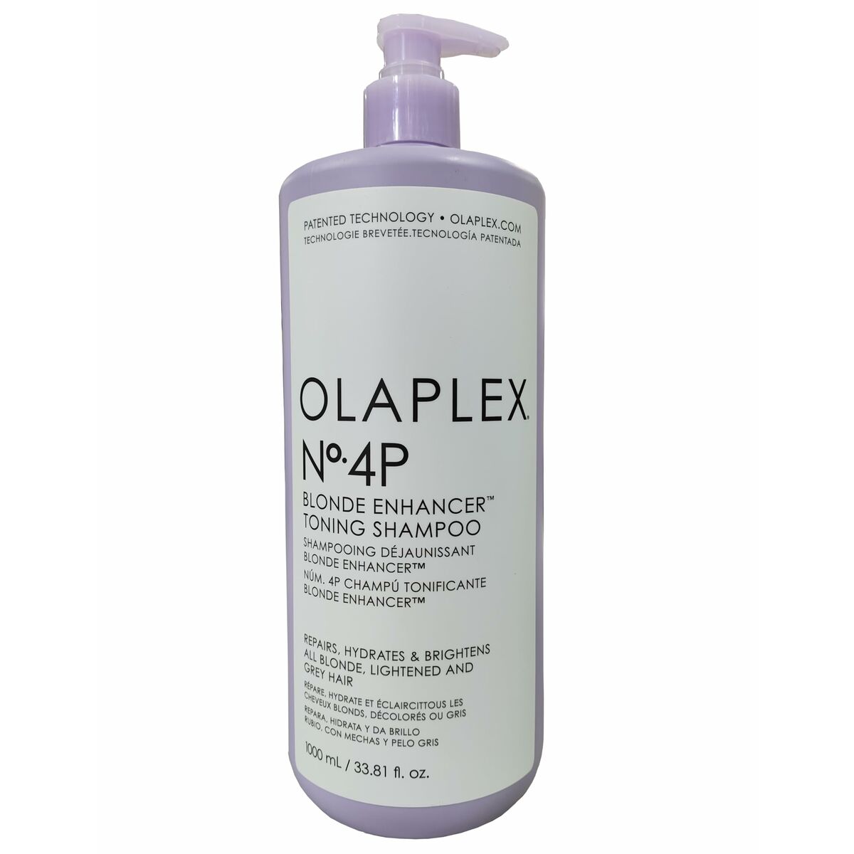 Shampoo Olaplex Nº4P Bond Maintenance Colour Protector Toning 1 L for Women shampoo bottle