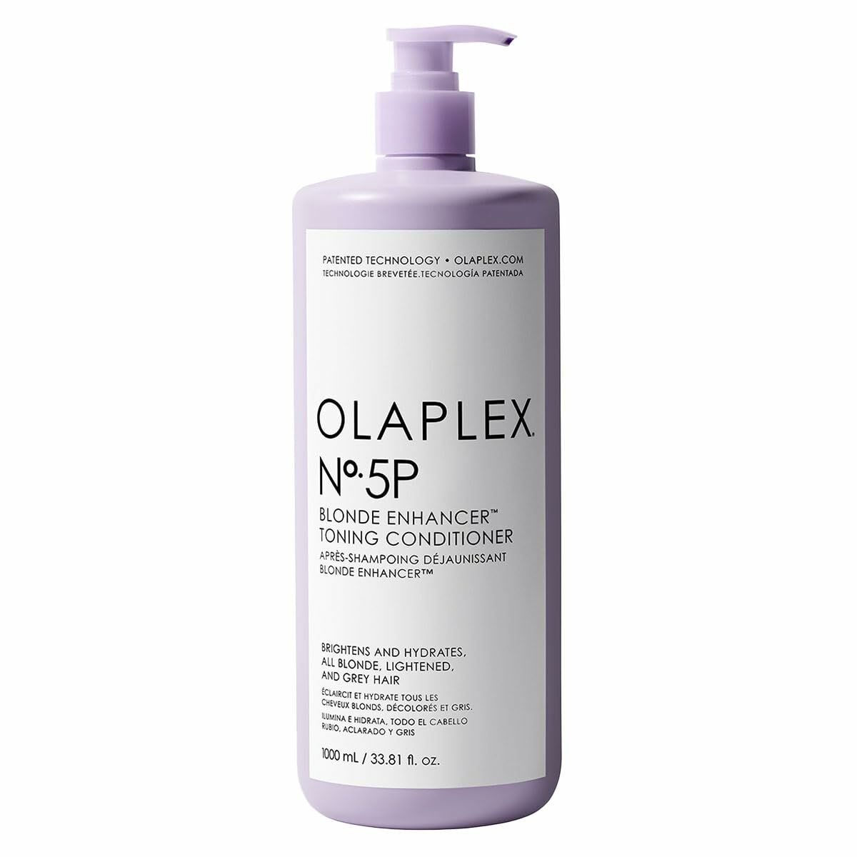 Colour Neutralising Conditioner Olaplex Nº5P Blonde Enhancer 1 L conditioner bottle