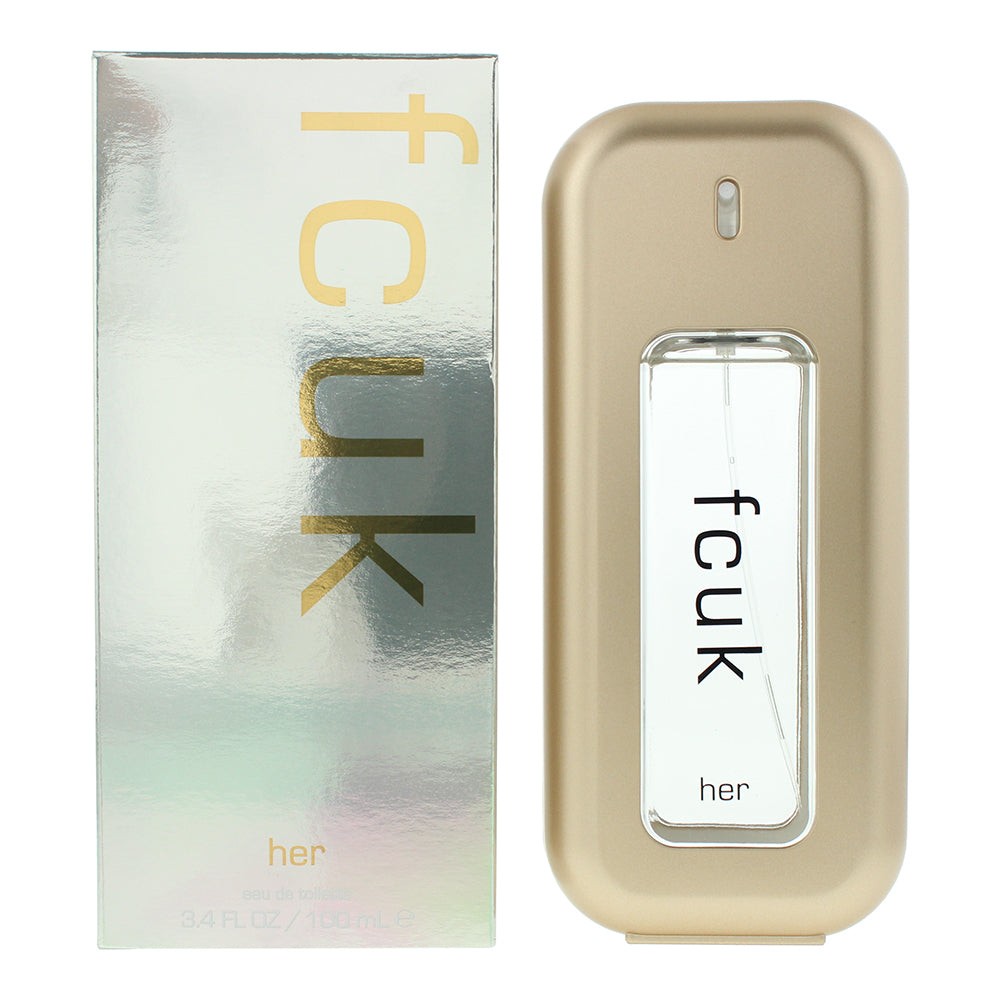 Fcuk, Her, Eau De Toilette, For Women, 100 ml