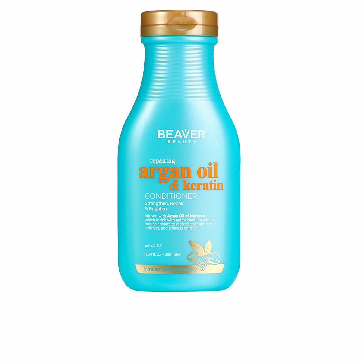 Conditioner Beaver ARGAN OIL & KERATIN 350 ml conditioner bottle