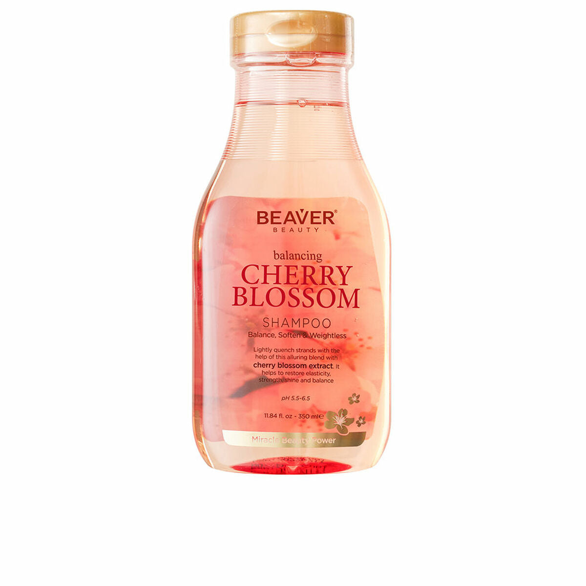 Shampoo Beaver CHERRY BLOSSOM 350 ml shampoo bottle