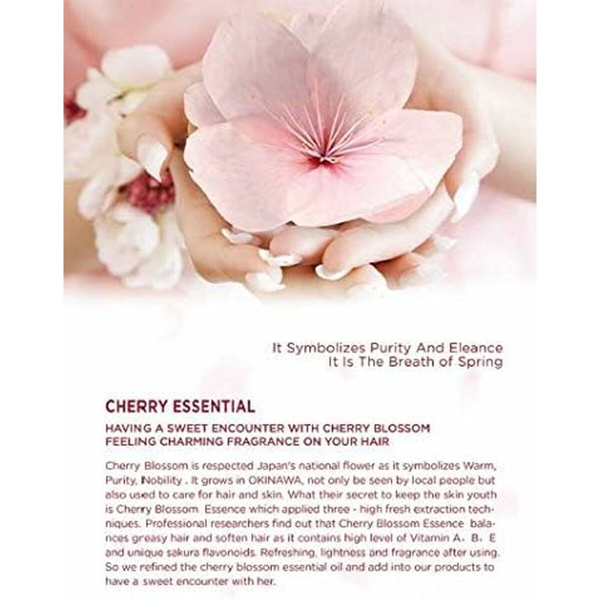 Conditioner Beaver CHERRY BLOSSOM 350 ml conditioner bottle