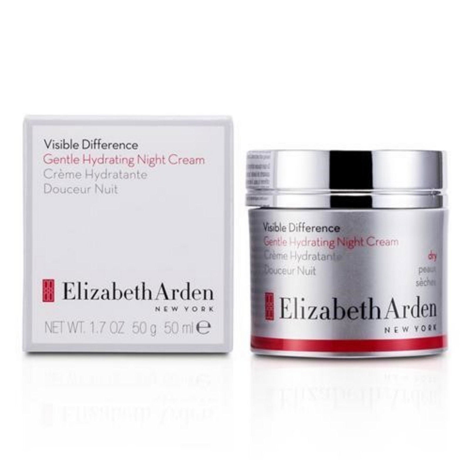 Elizabeth Arden, Visible Difference, Dimethicone, Intense Hydration, Night, Cream, For Face, 50 ml