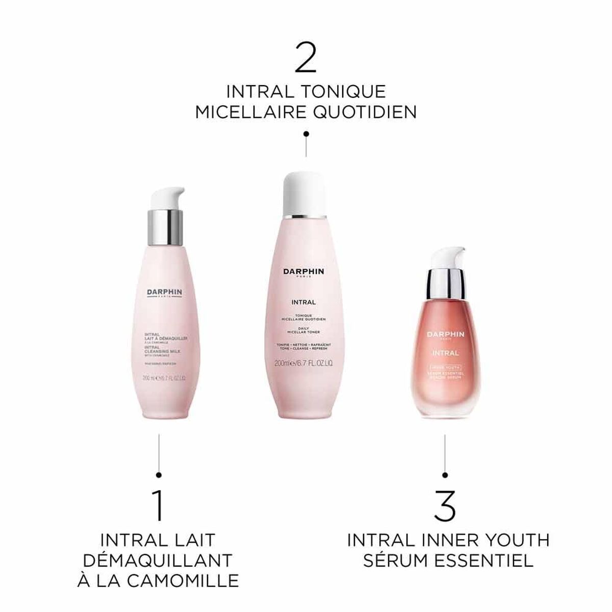 Facial Cleansing Gel Darphin INTRAL 200 ml for Women skincare packaging