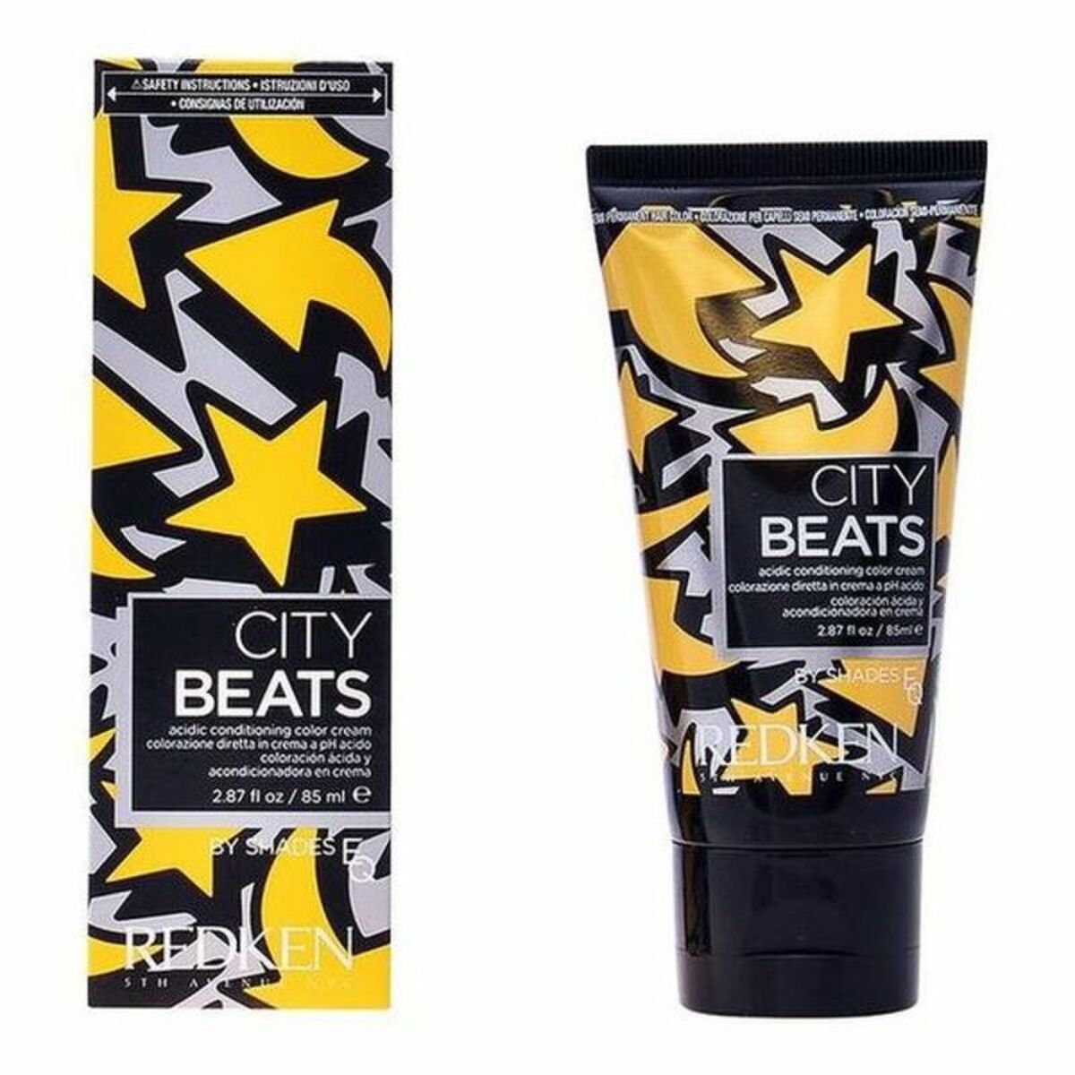 Semi-permanent Colourant City Beats Redken City Beats Yellow Cab 85 ml product packaging