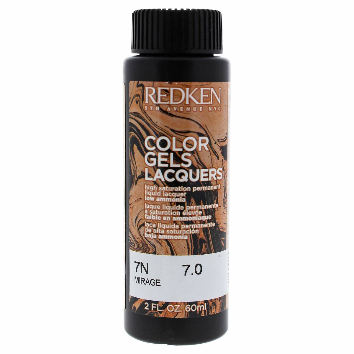 Permanent Colour Redken Color Gel Lacquers 7N-mirage (3 x 60 ml) skincare packaging