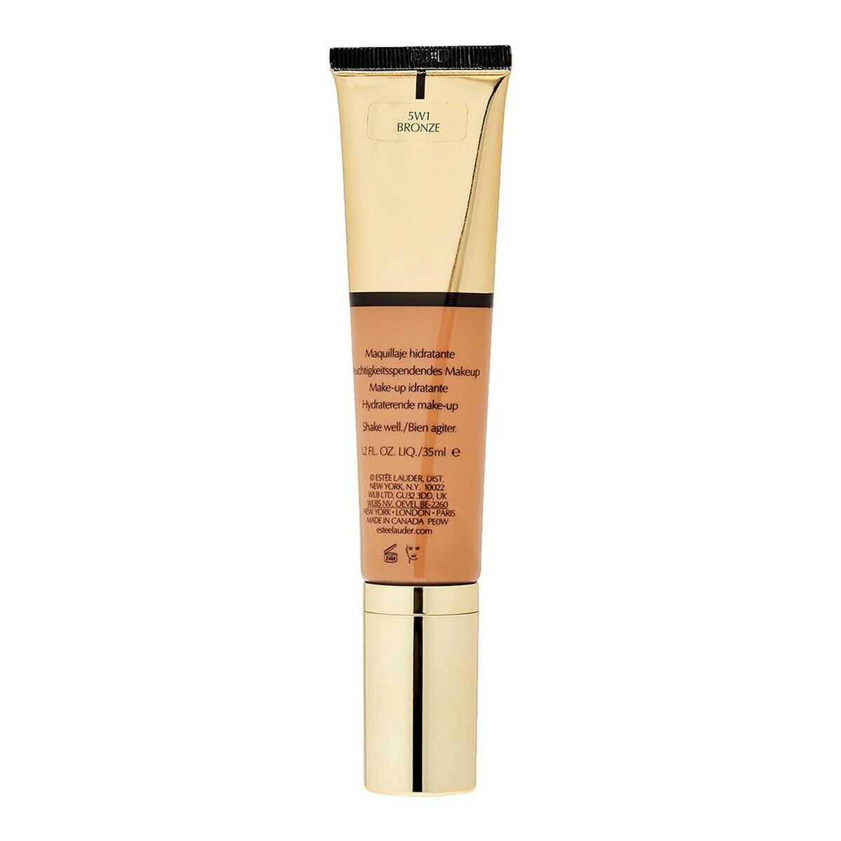 Liquid Make Up Base Estee Lauder Nº 5w1-Bronze Spf 45 product packaging