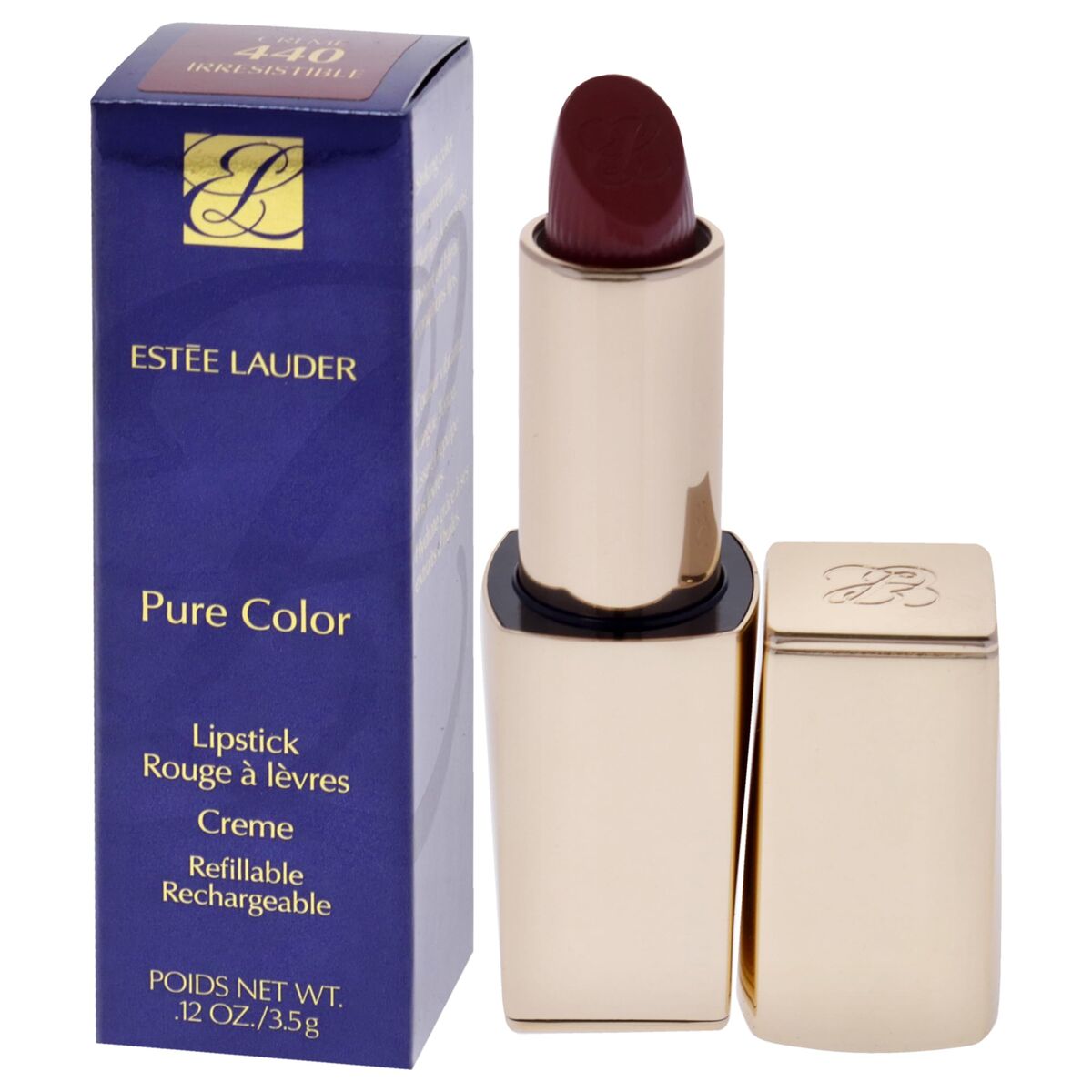 Lipstick Estee Lauder Pure Color Irresistable 3,5 g makeup packaging 3.5 g