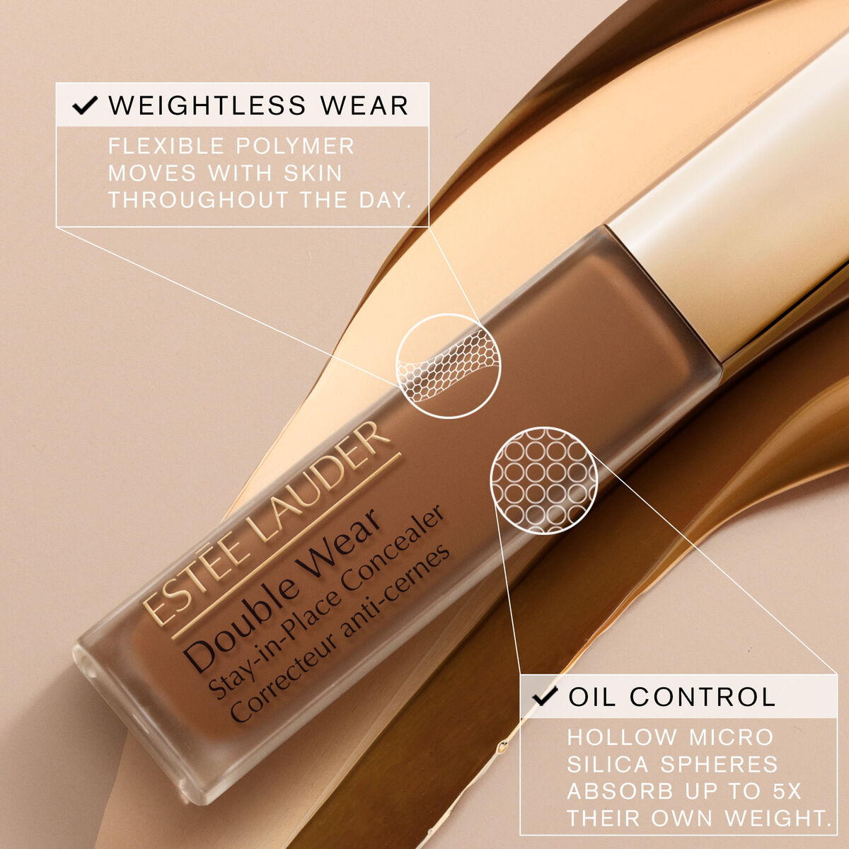 Facial Corrector Estee Lauder DOUBLE WEAR Nº 1C 12 ml product packaging