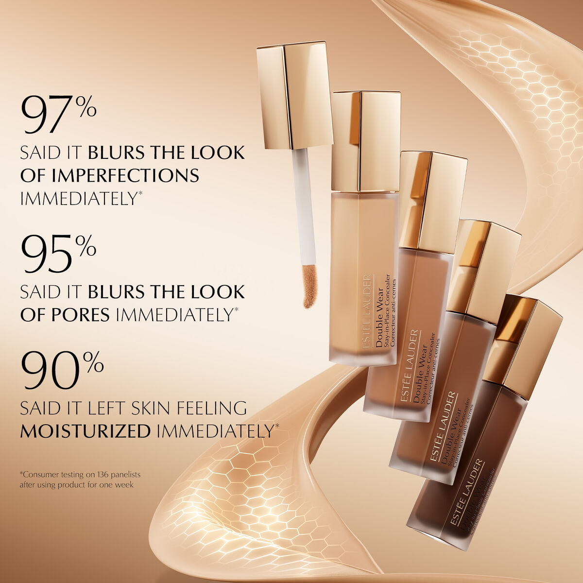 Facial Corrector Estee Lauder DOUBLE WEAR Nº 4N 12 ml product packaging