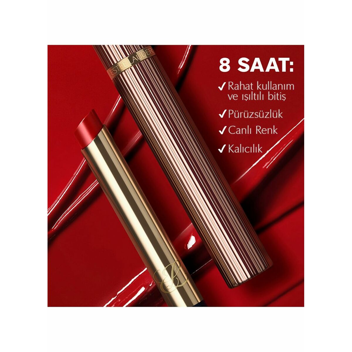 Lipstick Estee Lauder PURE COLOR Nº 914-Adrenaline Rush Unpredictable-12 (1 Unit) makeup packaging