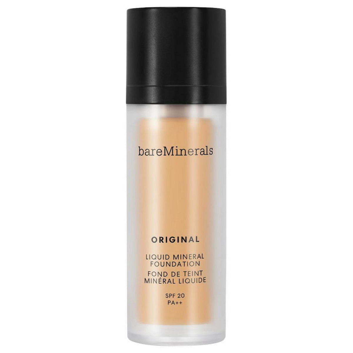 BareMinerals, Original Liquid Mineral, Luminous, Liquid Foundation, 18, Medium Tan, SPF 20, 30 ml