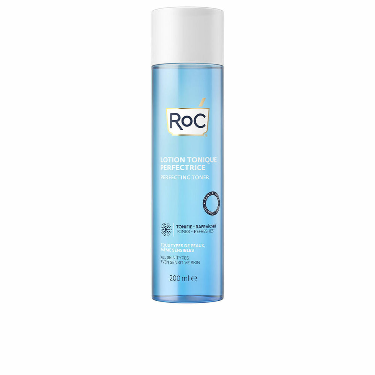 Facial Toner Roc Tónico Perfeccionador 200 ml skincare packaging