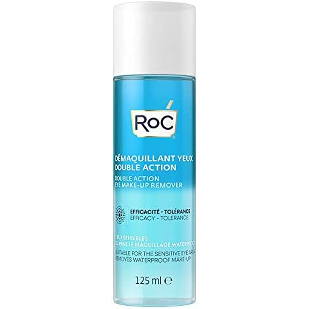 Eye Make Up Remover Roc Desmaquillante De Ojos 125 ml Double action product packaging