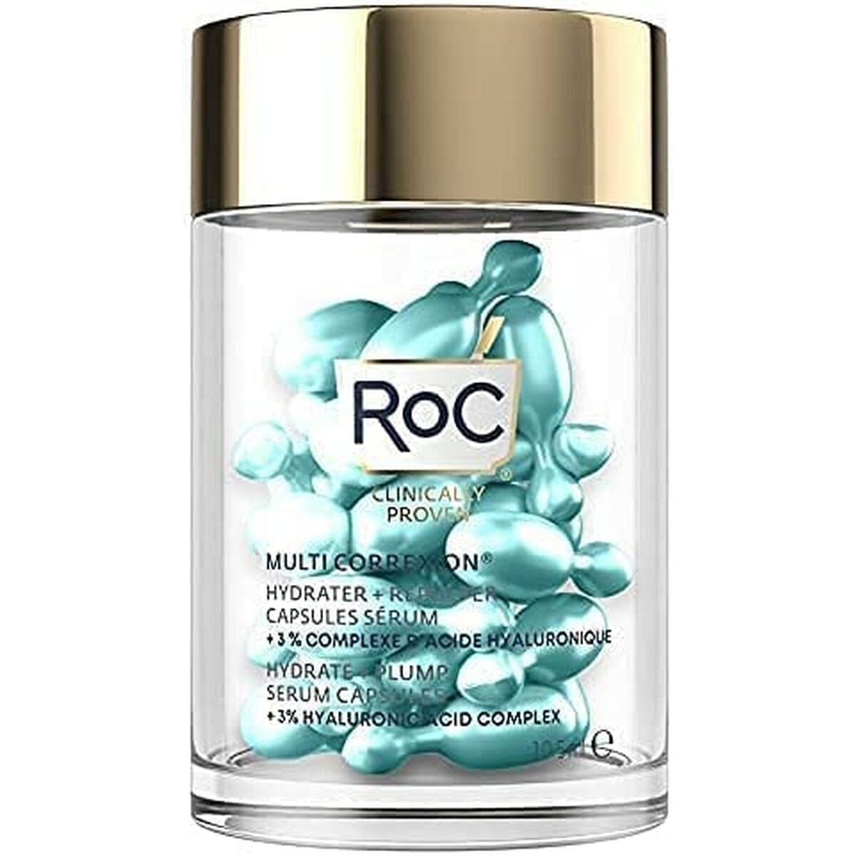 Facial Serum Roc Hydrate Plump Hyaluronic Acid (30 Units) for Women serum bottle