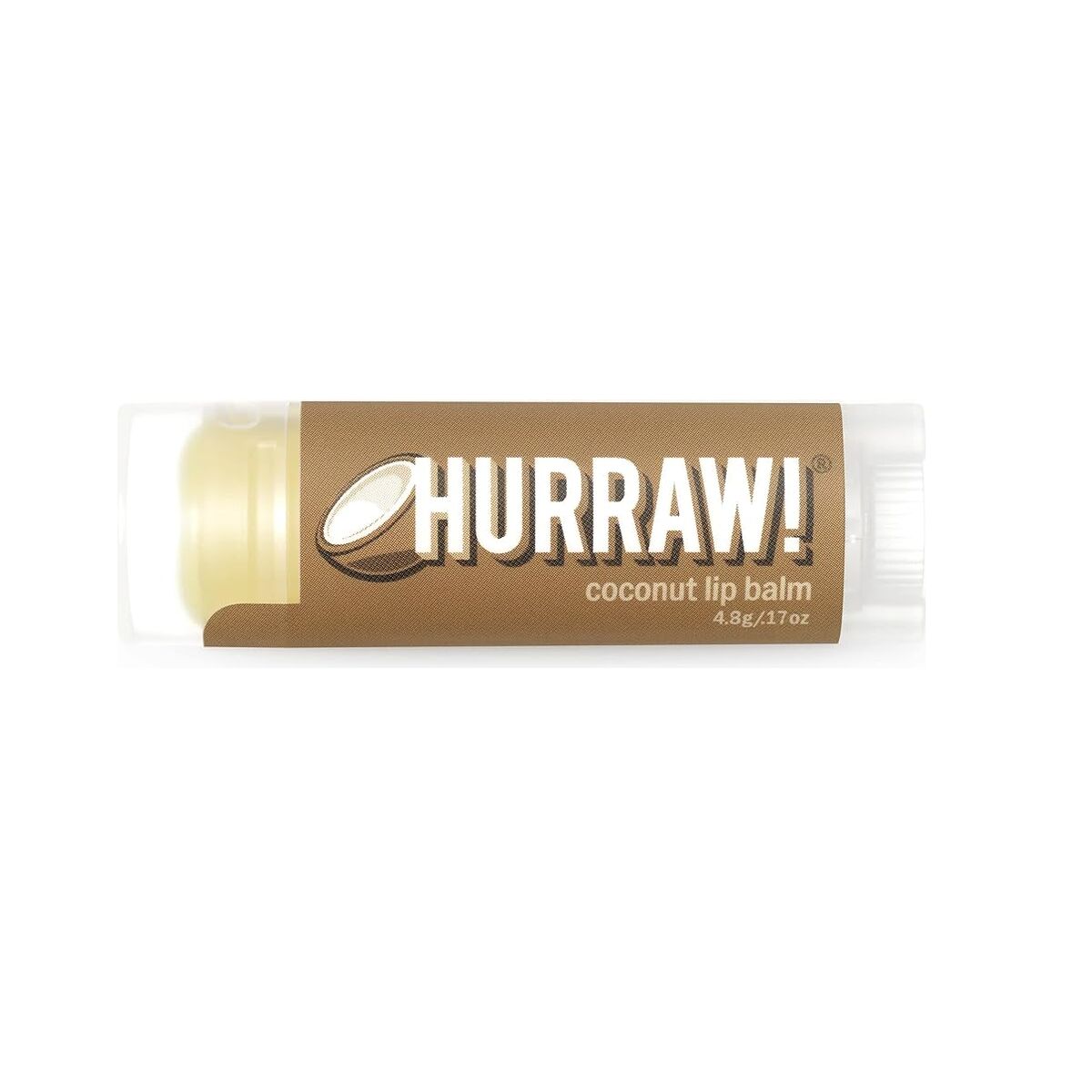 Lip Balm Hurraw! Coconut skincare packaging