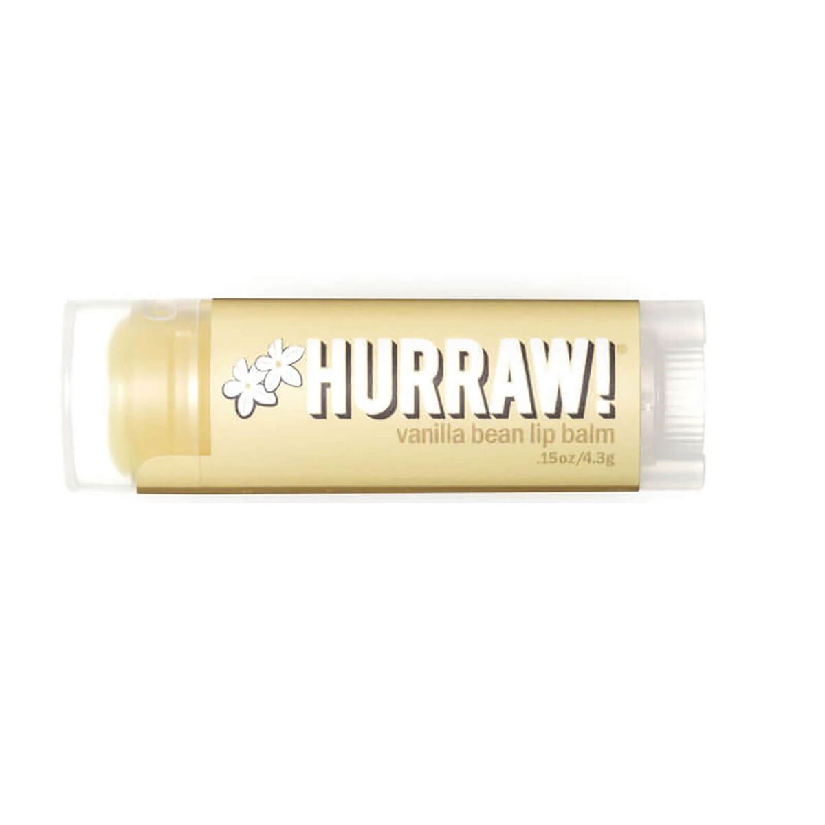 Lip Balm Hurraw! Vanilla skincare packaging